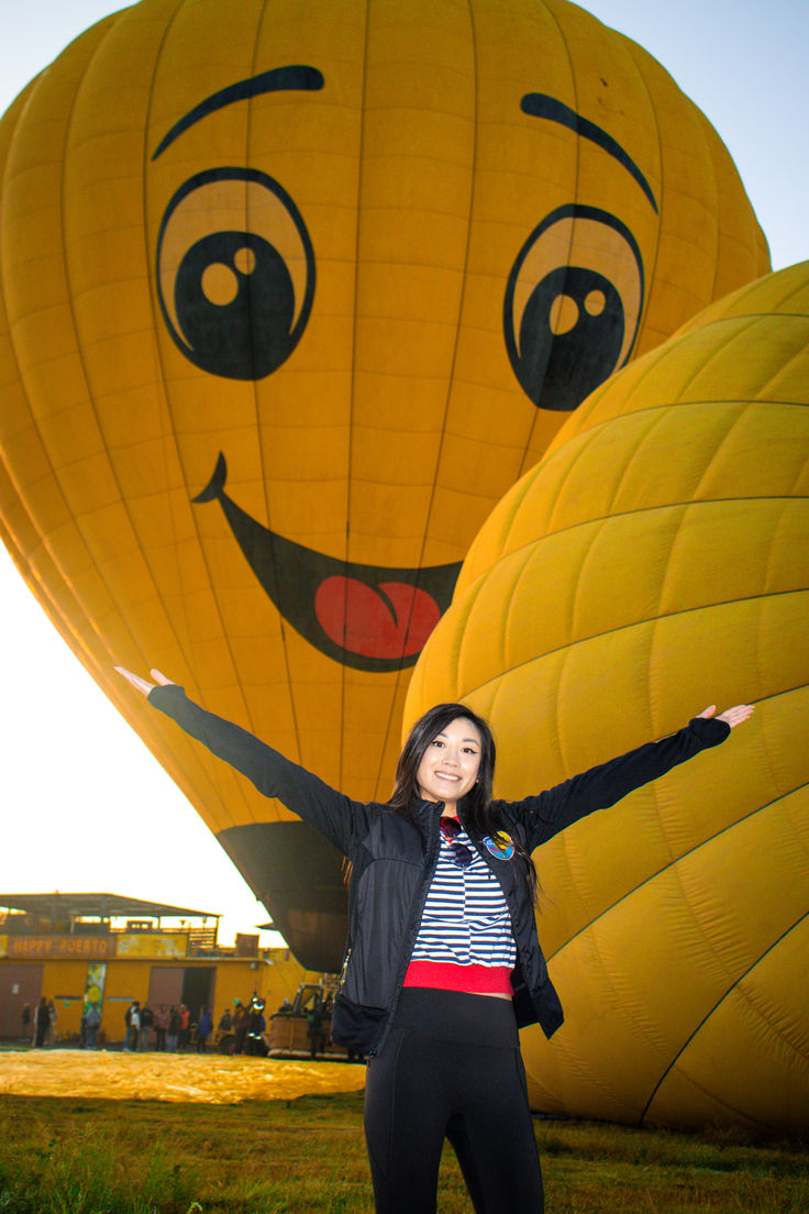 Hot air balloon ride over Teotihuacan pyramids