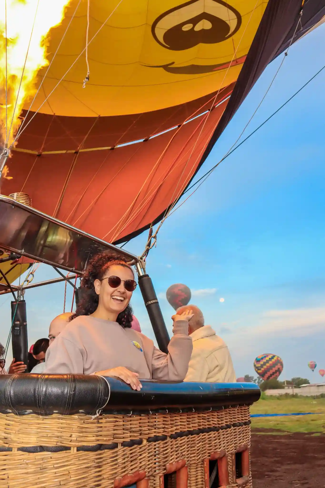 Sunrise balloon ride